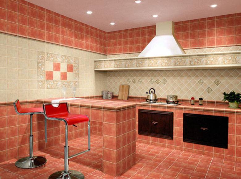 Керамическая напольная плитка для кухни и керамогранит: выбираем с умом