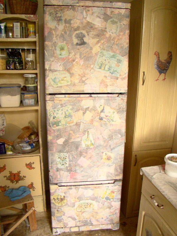 Декор холодильника своими руками: рисунки, наклейки, покраска