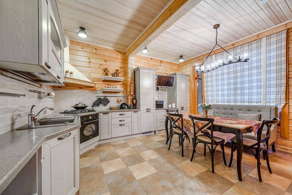 Кухня в деревянном доме — 150 фото лучших идей современного дизайна. готовые дизайн-проекты оформления кухни в доме из бруса