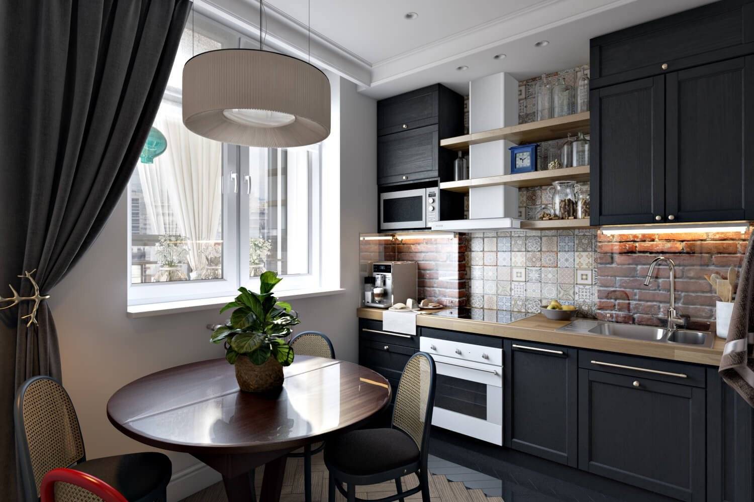 Маленькая кухня в современном стиле: как правильно оформить интерьер небольшой комнаты, особенности дизайна, почему надо выбрать минимализм, примеры на фото