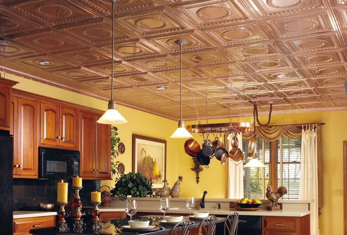 Ремонт потолка на кухне своим руками варианты (11 фото)