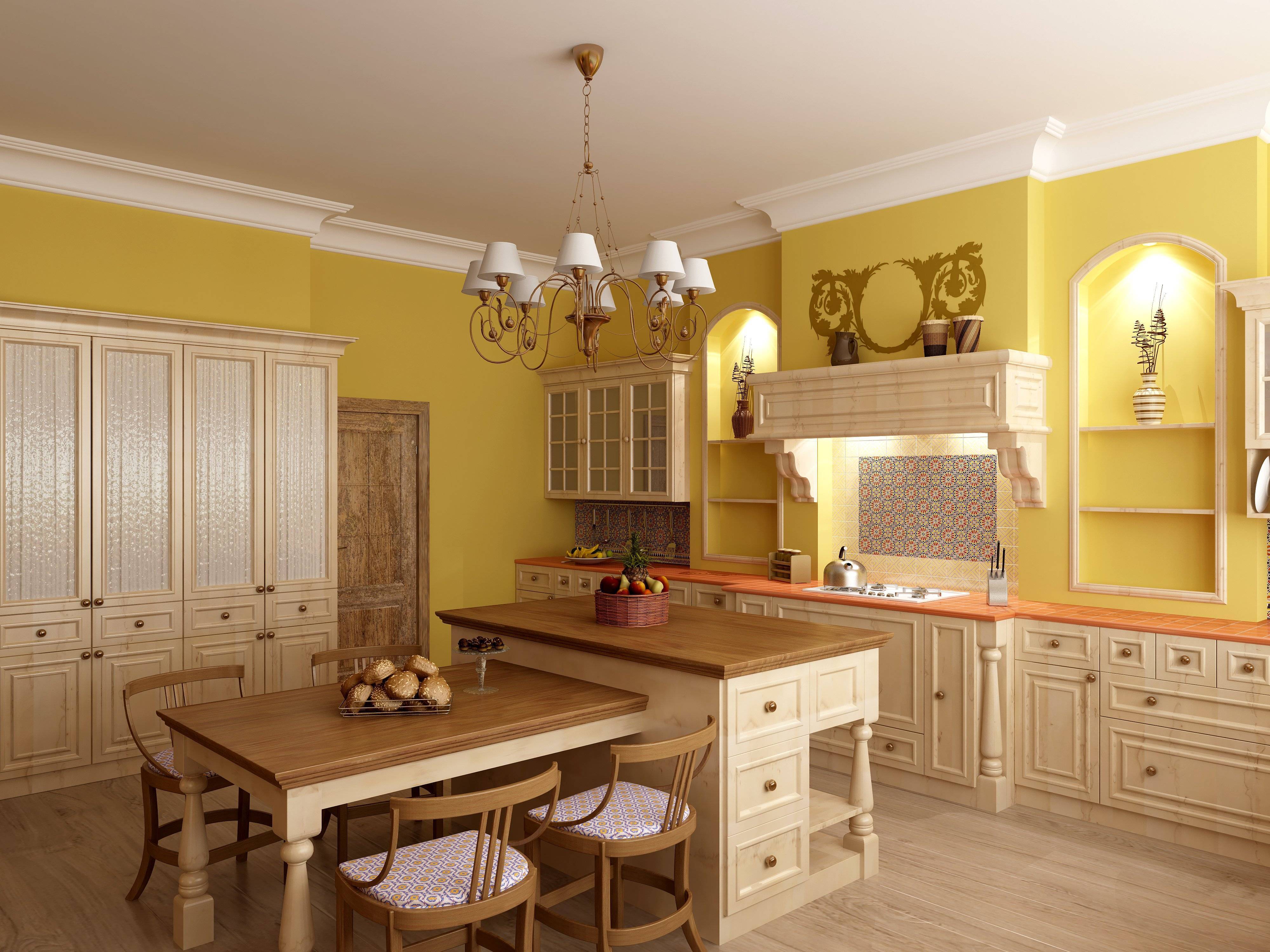 Золотой цвет в интерьере кухни – блог про кухни: все о кухне – kuhnyamy.ru