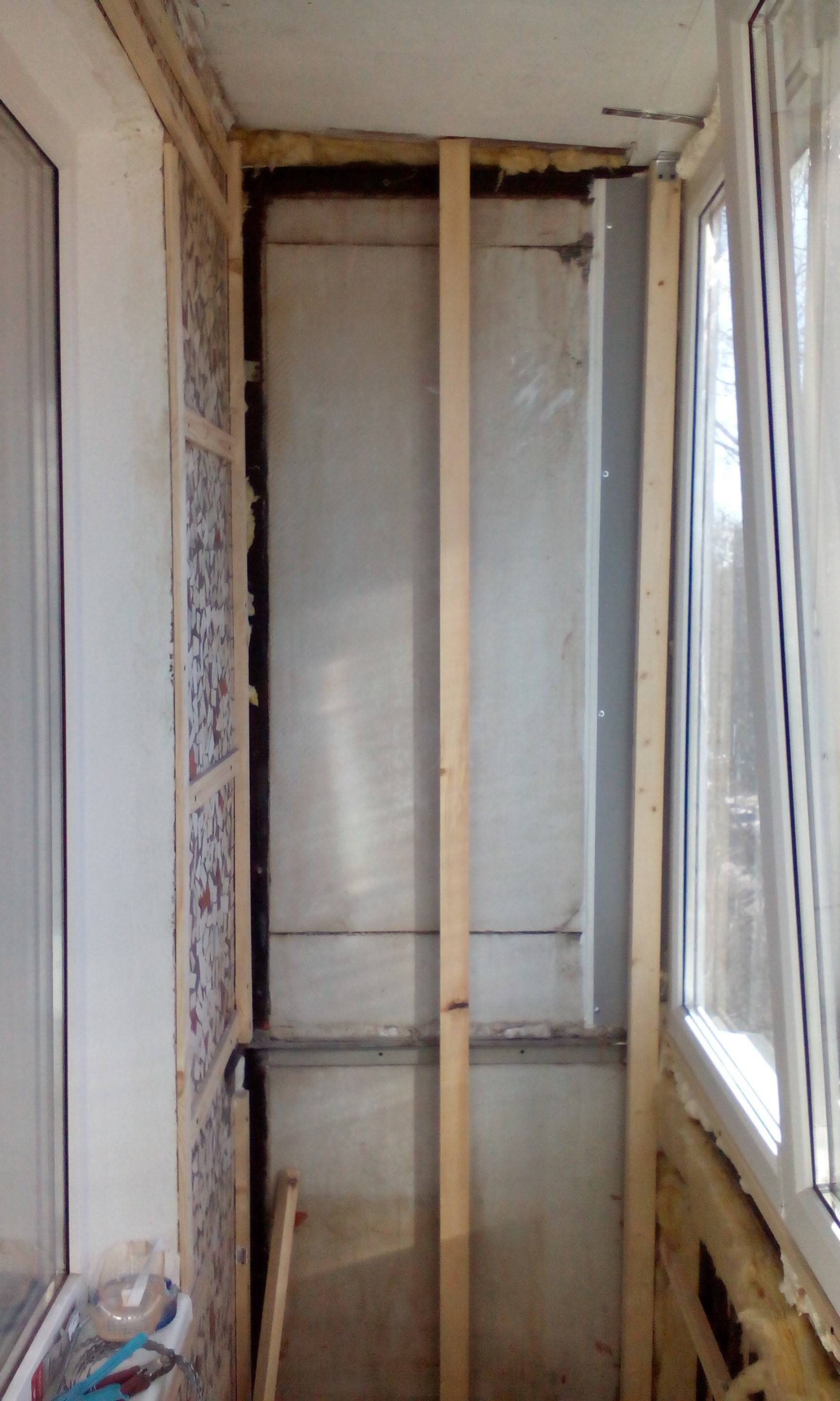 Поэтапный ремонт балкона