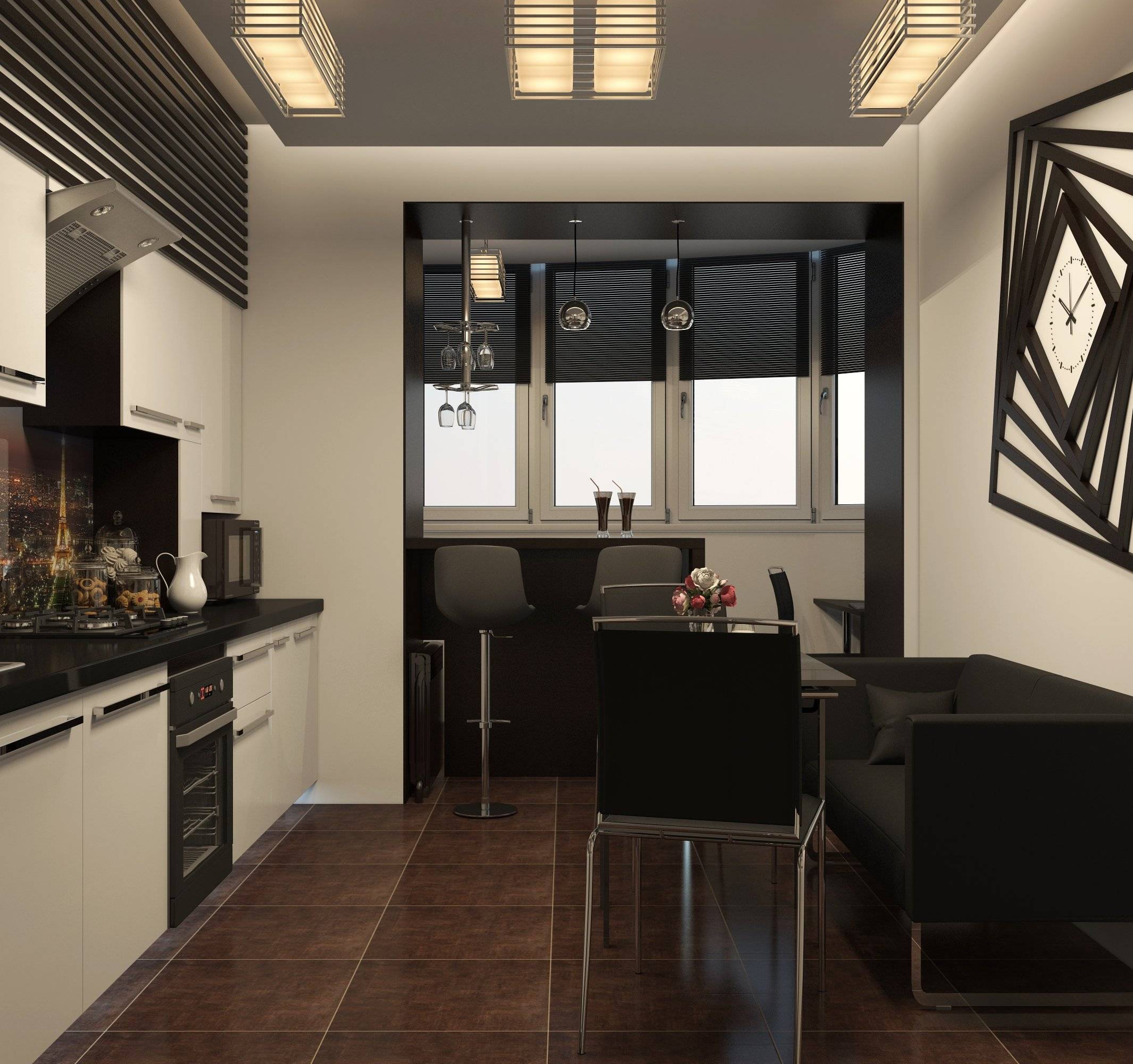 Кухня на балконе или лоджии- 170 фото лучших дизайн-проектов и современных идей