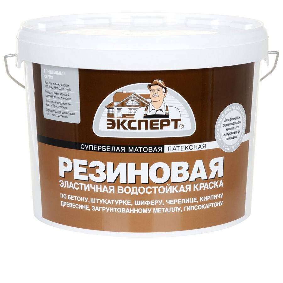 Резиновая краска по дереву, металлу, для кровель и фасадов: выбор и применение