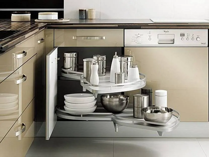 Шкаф для бытовой техники на кухне: размеры шкафов со встраиваемой техникой