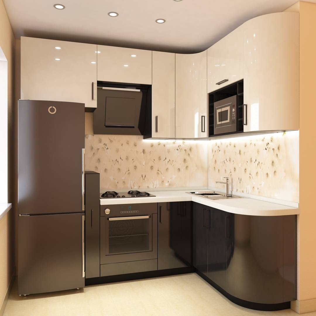 Угловая кухня 2021: в светлых тонах, белые с серым, серые с белым, в современном стиле, цветовые решения, выбор мебели, как оформить, модные тренды, новинки дизайна с фото