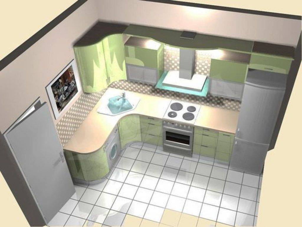 Кухня 6 кв. м — 12 советов по дизайну и ремонту, 70 фото