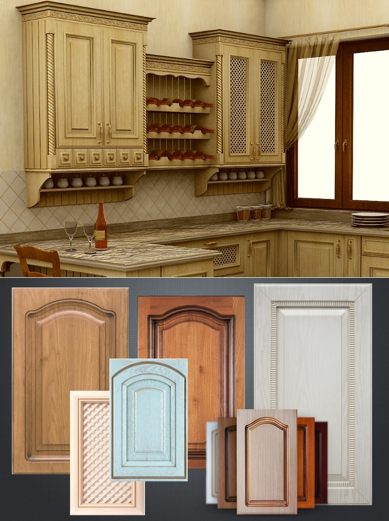 Лицо кухни: дверцы для шкафов мебельного гарнитура