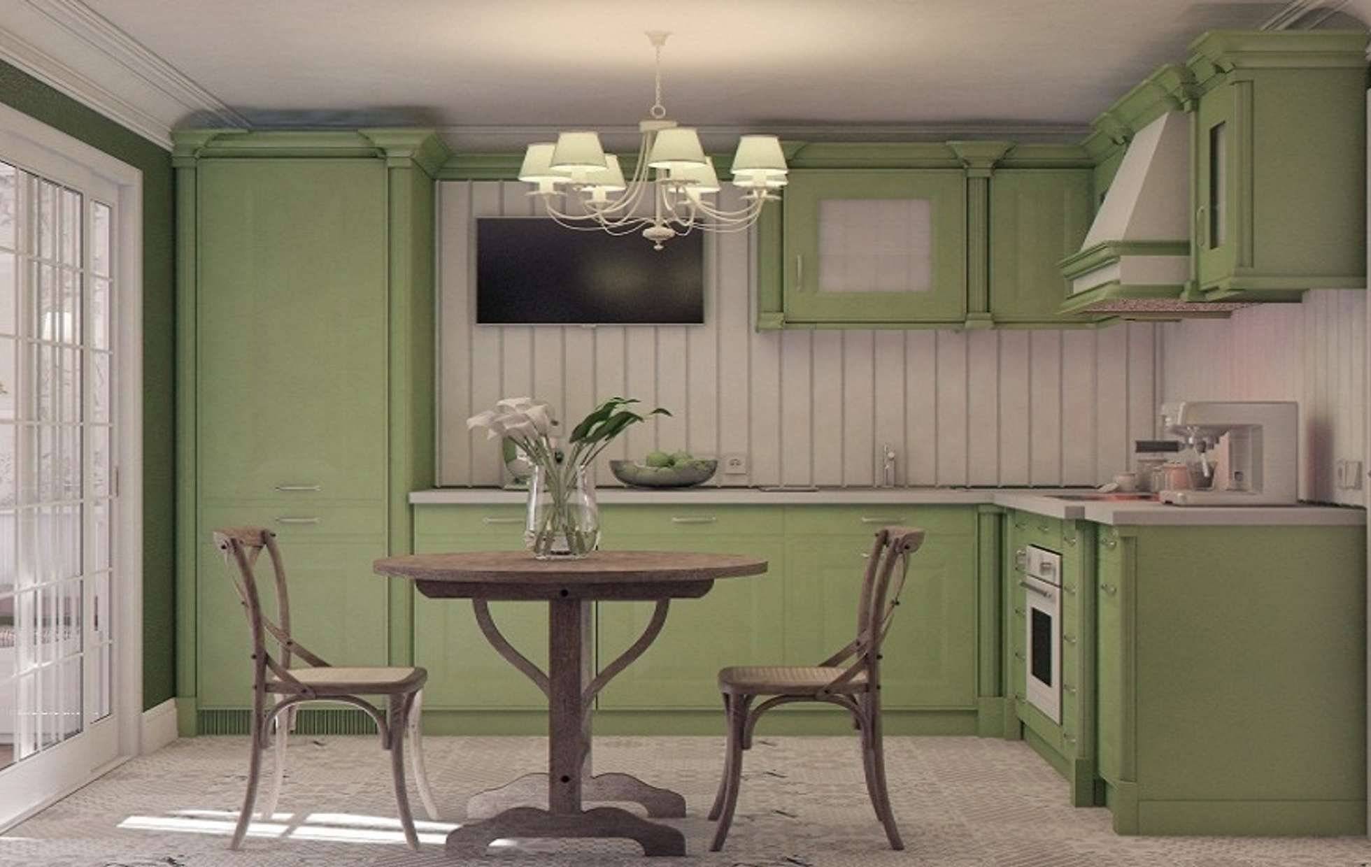Кухня оливкового цвета: фото в интерьере, сочетания с другими оттенками