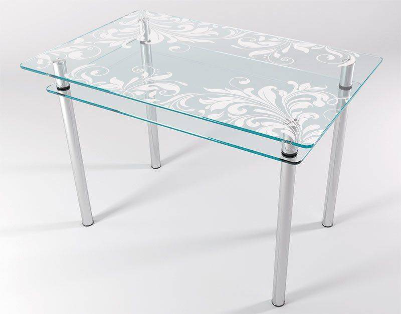 Кухонный стол стеклянный: стильная конструкция для любого дизайна