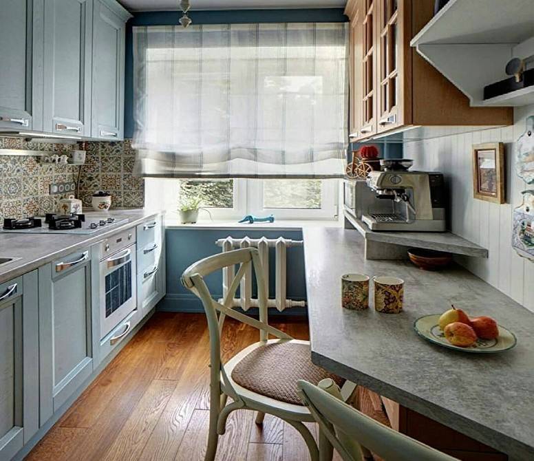 Подоконник-столешница на кухне: совмещенные окно и рабочая зона