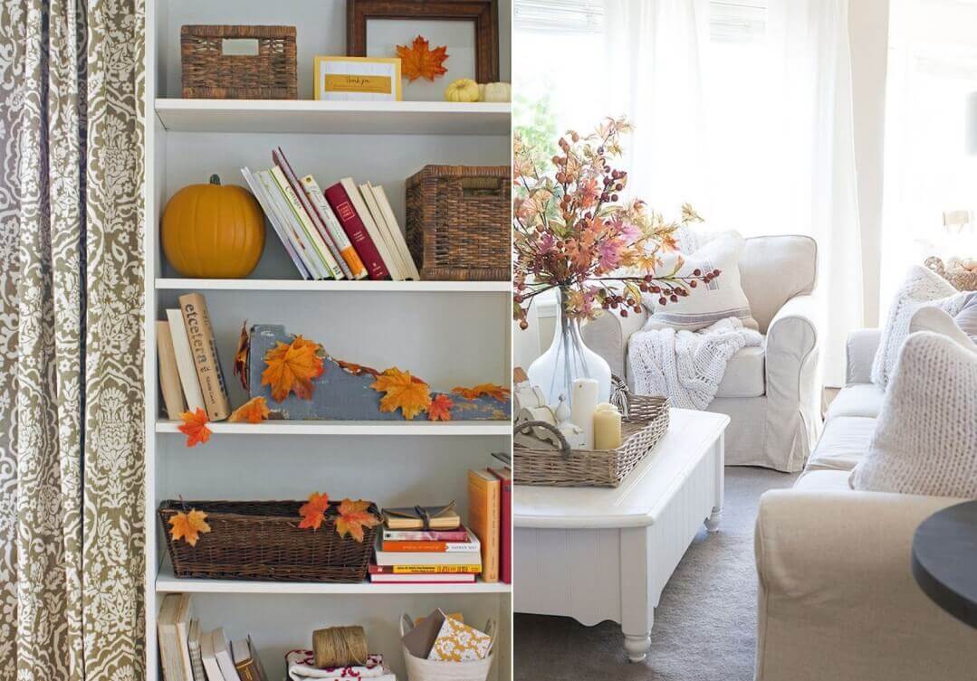 Осенний декор ➜ 35 идей осеннего оформления для дома