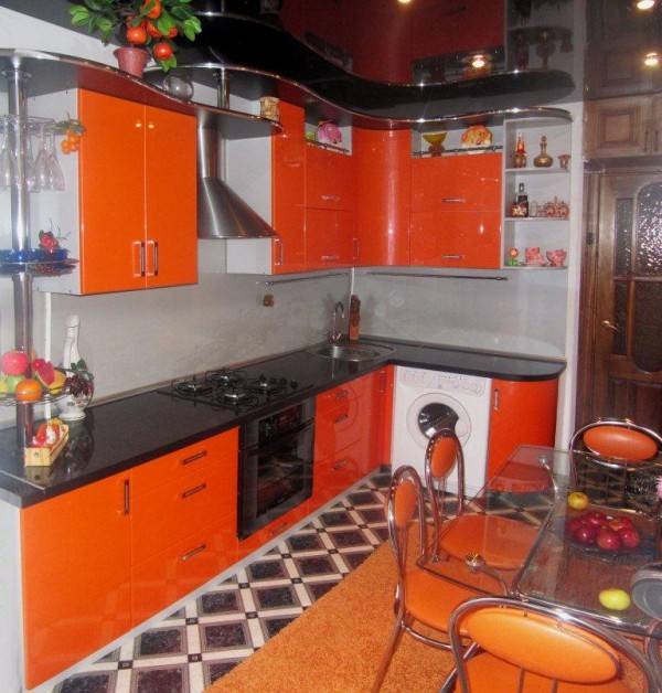 Оранжевая кухня: 119 фото интерьеров и 7 идеальных сочетаний