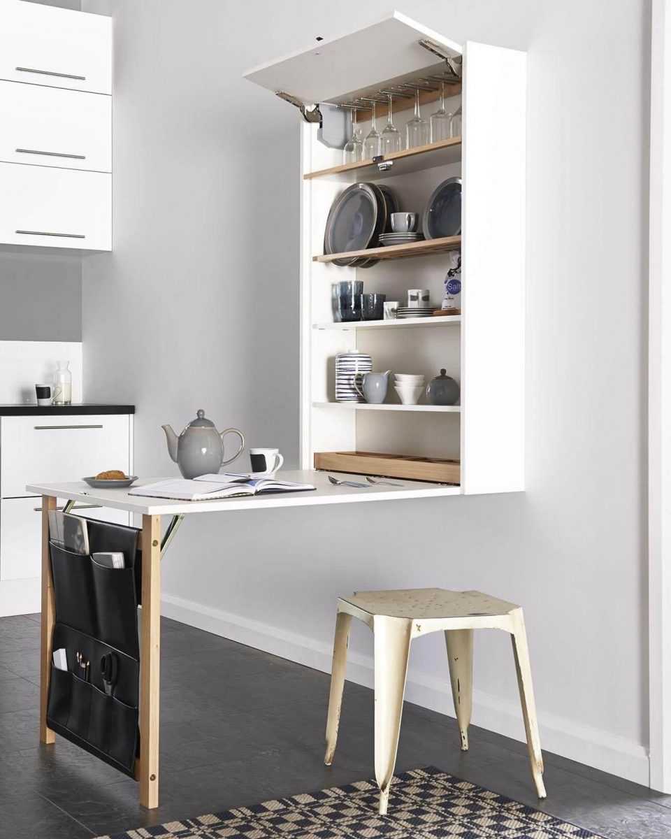 Обеденный раздвижной стол — как украсить кухню и сэкономить пространство
