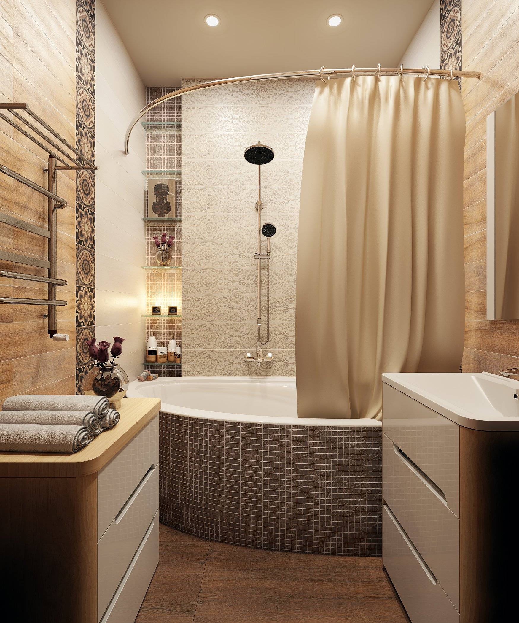 Каштановые ванны. Дизайнерские Ванные комнаты. Уютная ванная комната. Стильная маленькая ванная. Небольшие Ванные комнаты.