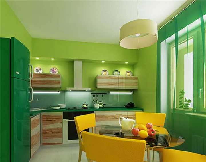 Кухня в зеленом цвете дизайн фото и видео