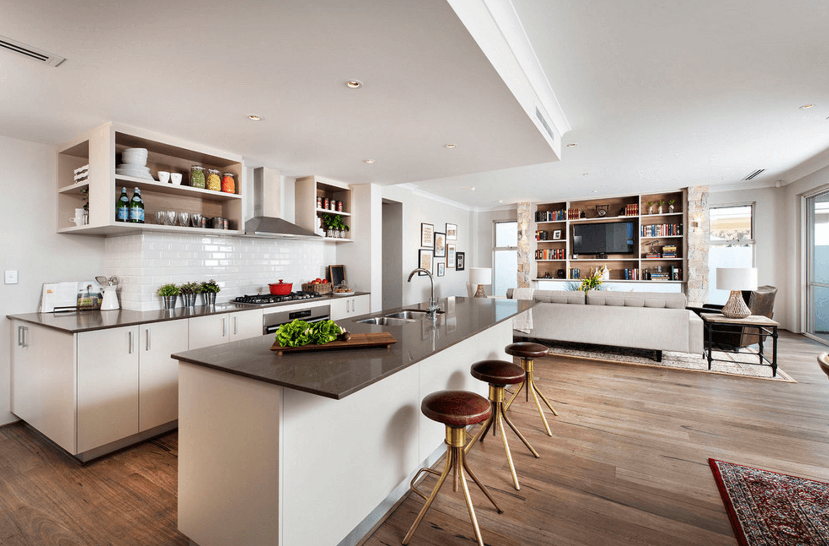 Кухня-гостиная: обзор лучших дизайн-проектов по объединению интерьера (150 фото)