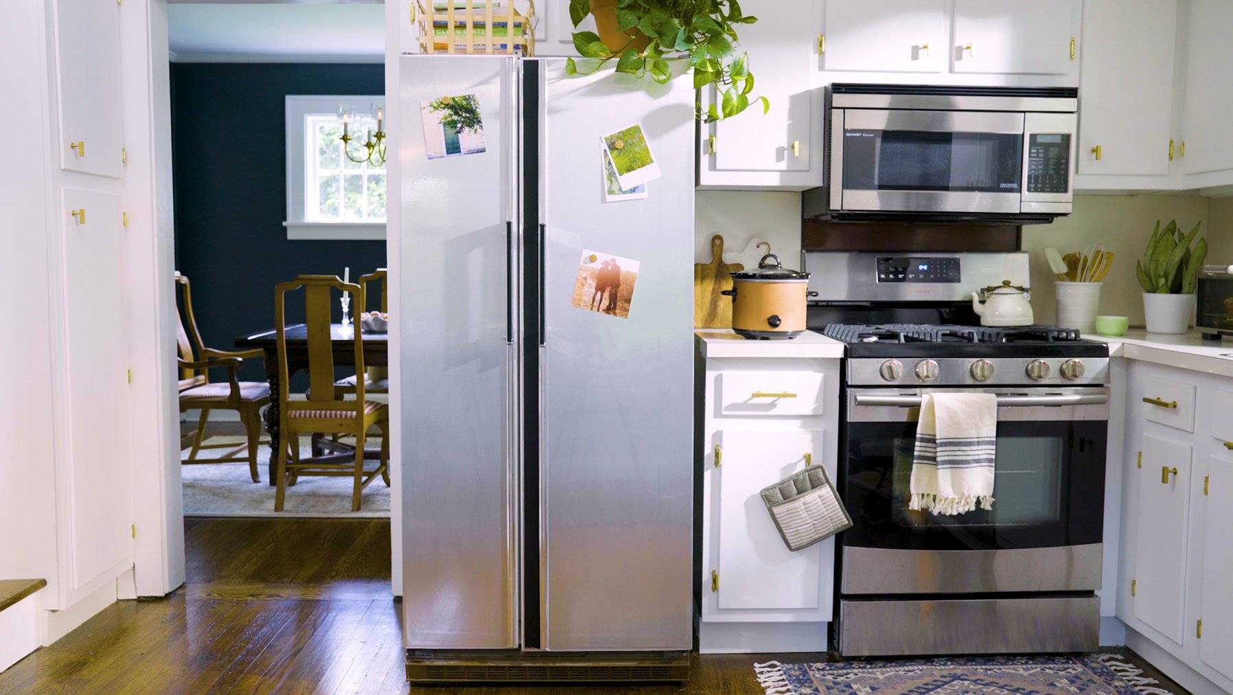 Холодильник на кухне: как выбрать правильное место (89 фото)