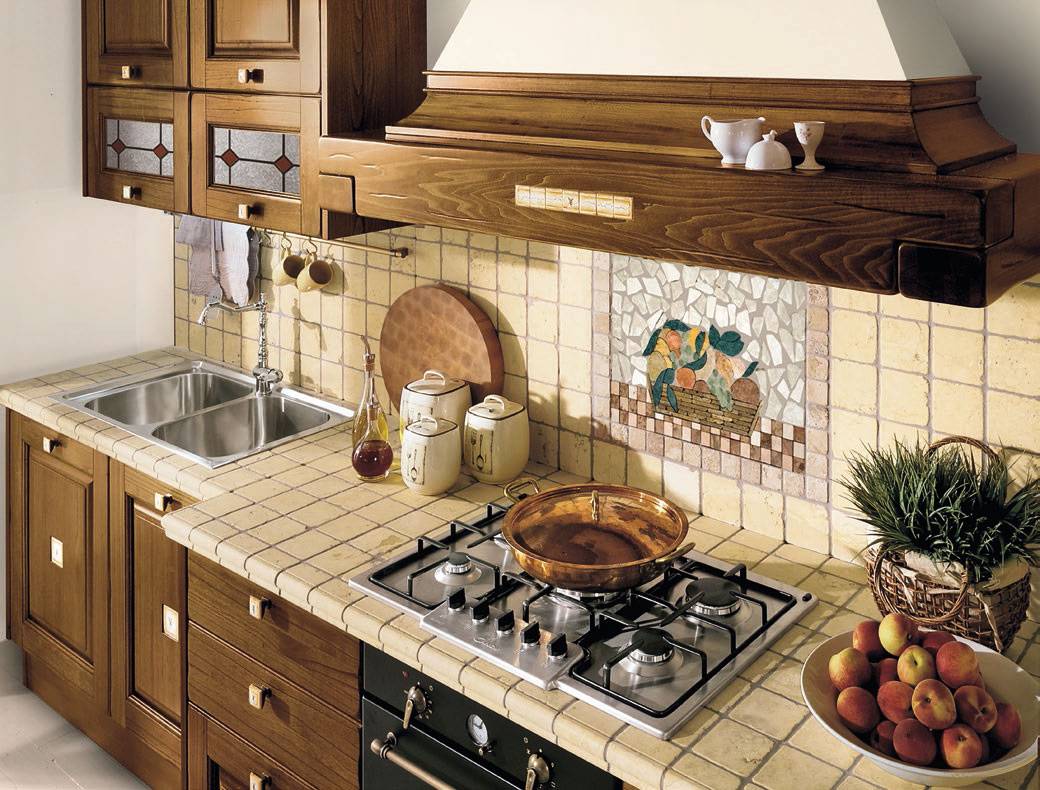 Итальянская плитка для кухни из керамики