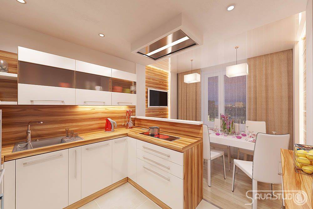 Дизайн кухни 16 кв. м (30 реальных фото) - новинки 2020-2021 года