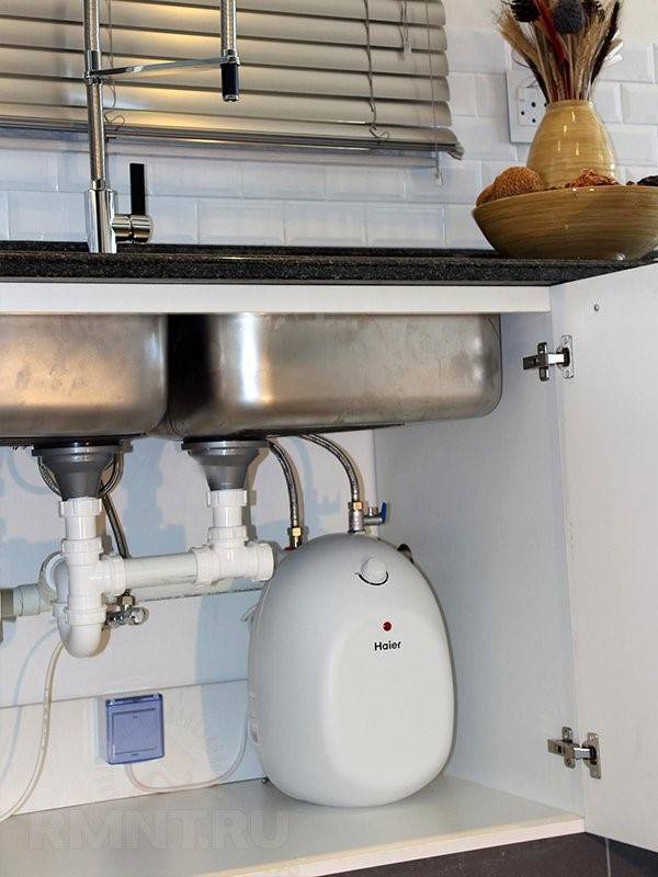 Водонагреватель под мойку: как выбрать и как установить | ремонт и дизайн кухни своими руками