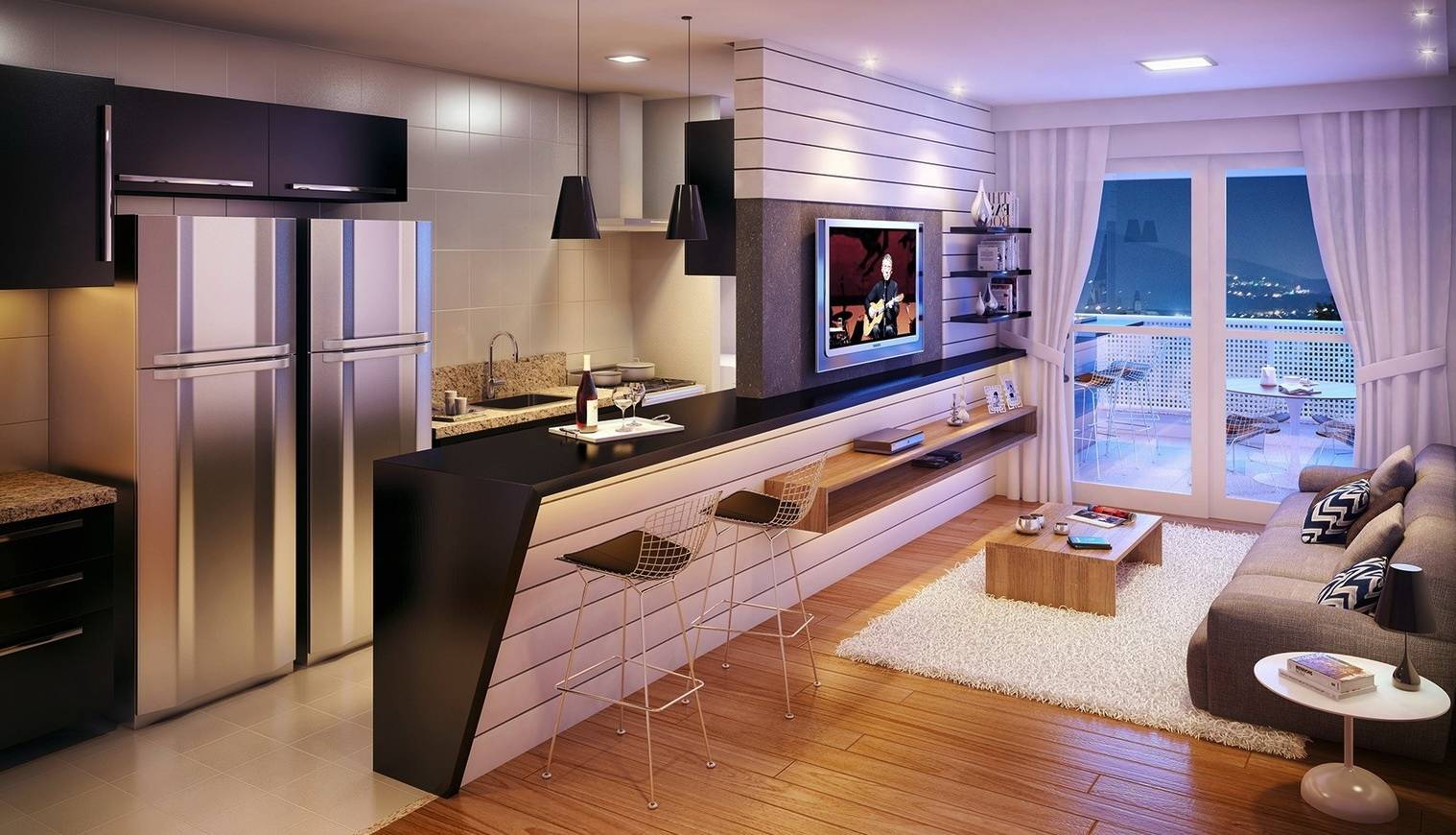 Интересные решения планировки большой кухни в квартире и частном доме: фото различных вариантов