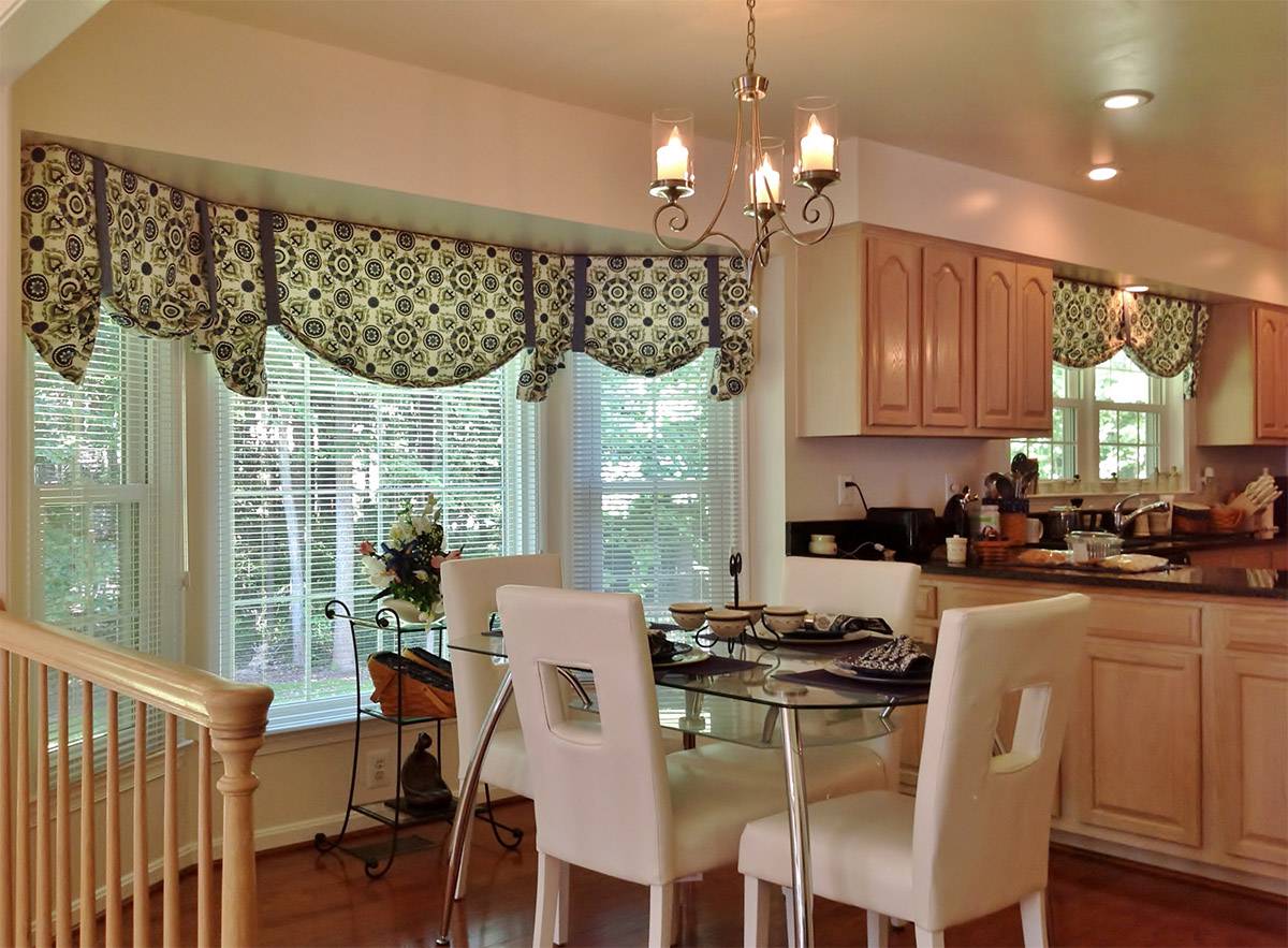 Дизайн современной шторы с ламбрекеном на кухню. модные тенденции и топ-6 советов + 145 фото