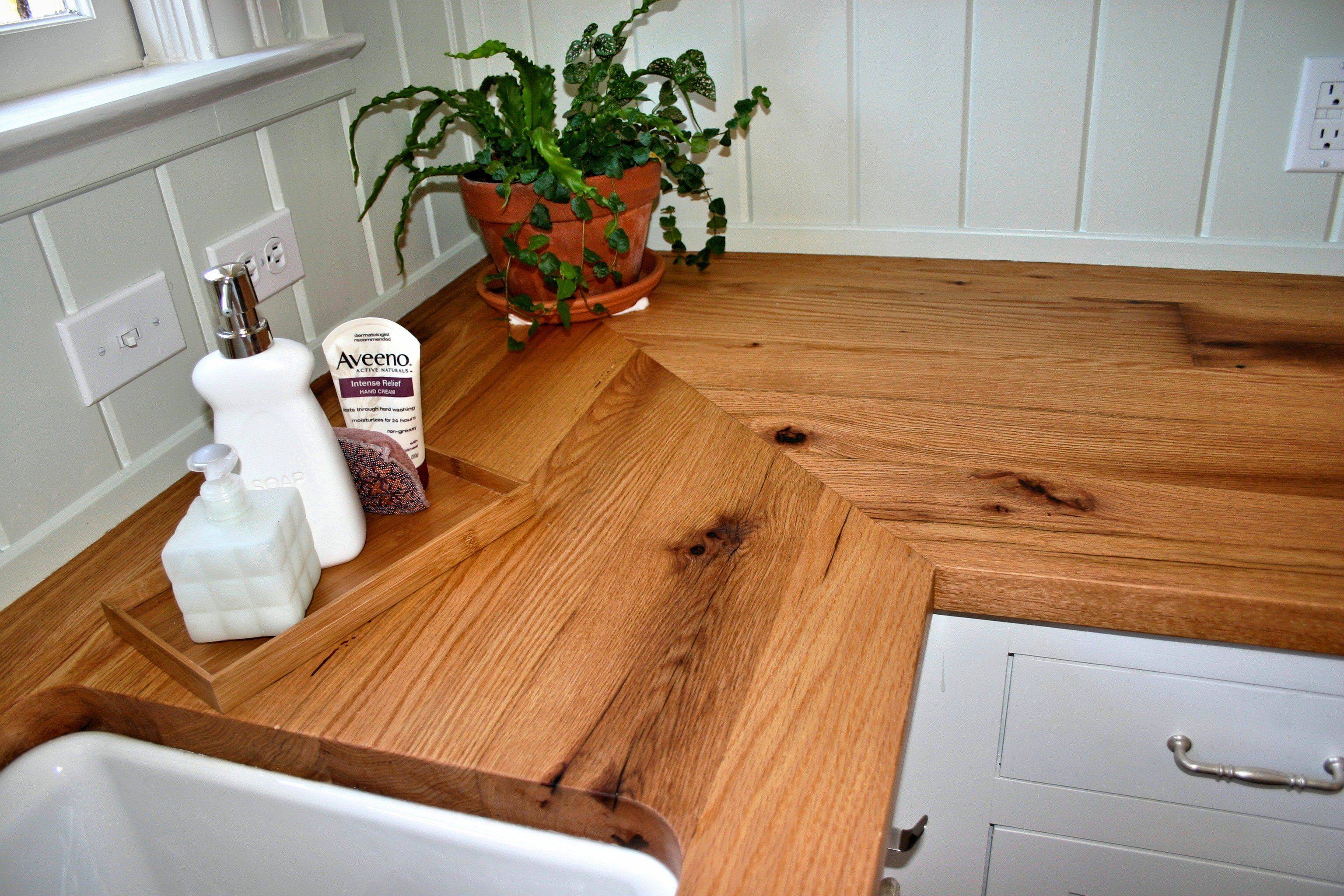 Столешницы из дерева для кухни: плюсы и минусы