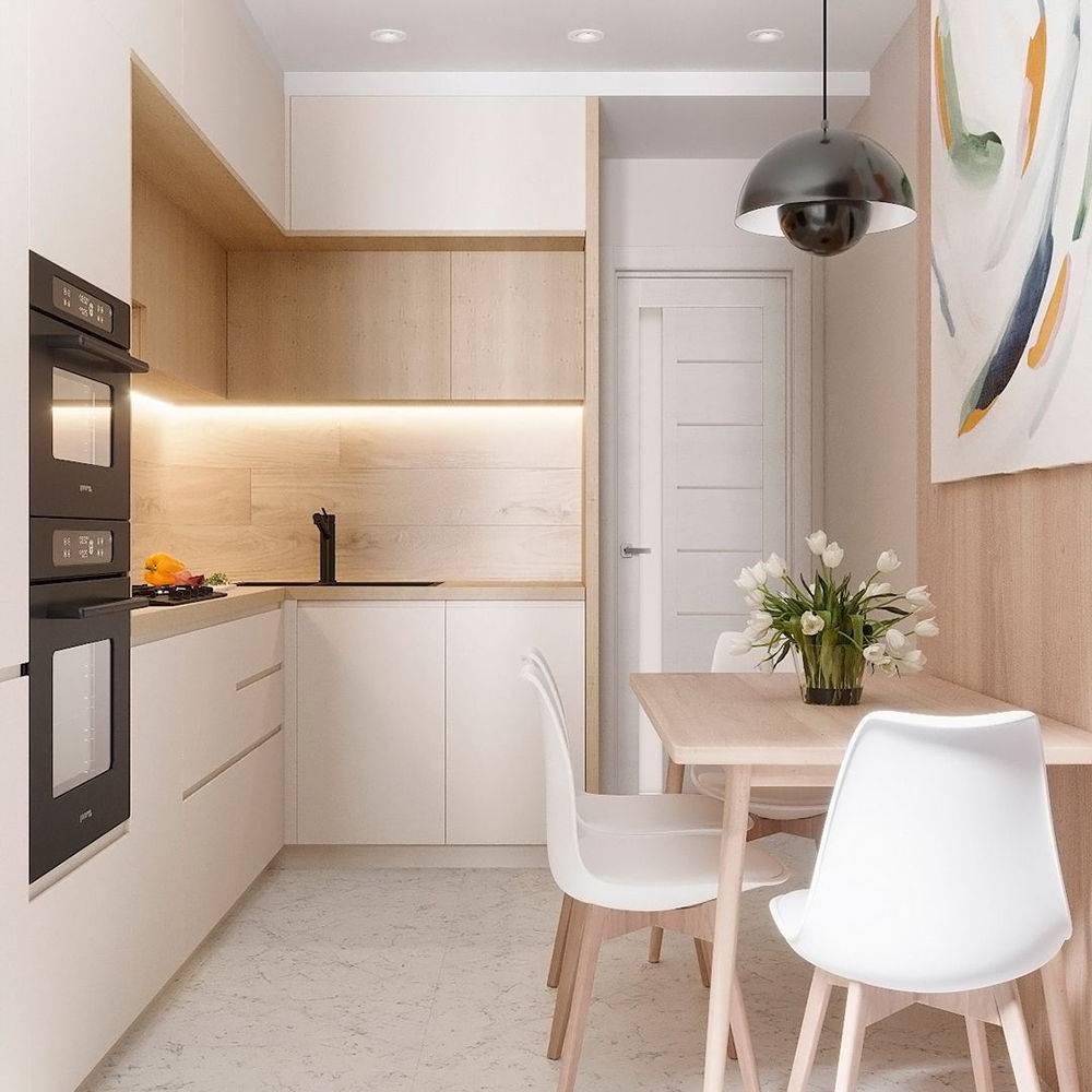 Дизайн кухни 10 кв м (30 реальных фото) - новинки 2023