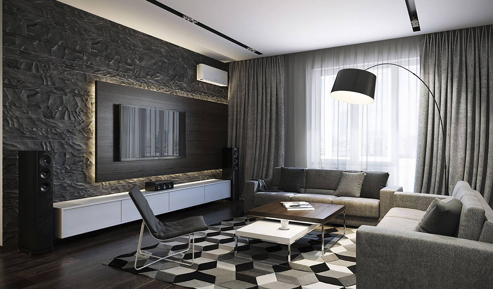Дизайн обоев 2022 года — красивые и современные варианты для интерьера. фото примеров удачного сочетания. комбинированный дизайн комнаты с обоями