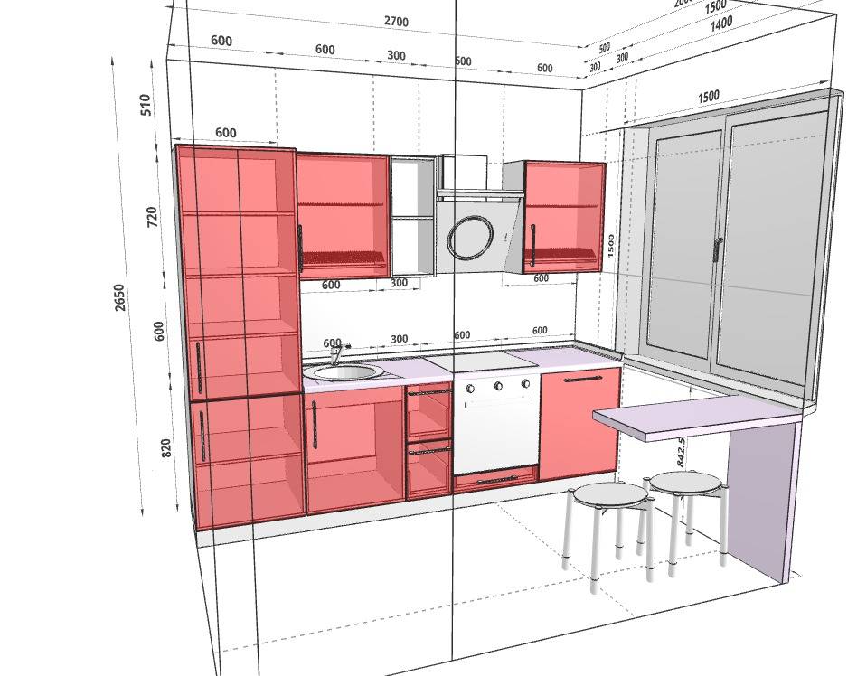 Онлайн конструктор кухни. Спроектируйте собственную кухню в 3D
