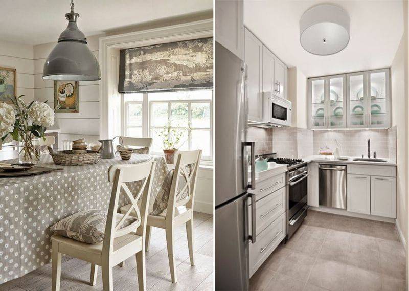 Серо-белая кухня: оригинальные идеи дизайна, сочетание цветов, фото рельных интерьеров