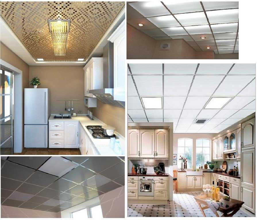 Какой потолок лучше сделать на кухне: натяжной, из гипсокартона, крашеный или пластиковый