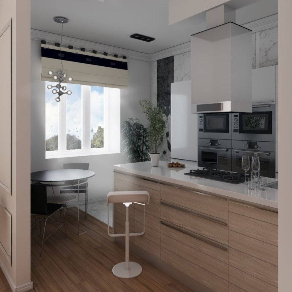 Дизайн интерьера совмещенной кухни: преимущества и недостатки, как совместить, зонирование, стилевые решения, объединение с балконом или лоджией | ileds.ru