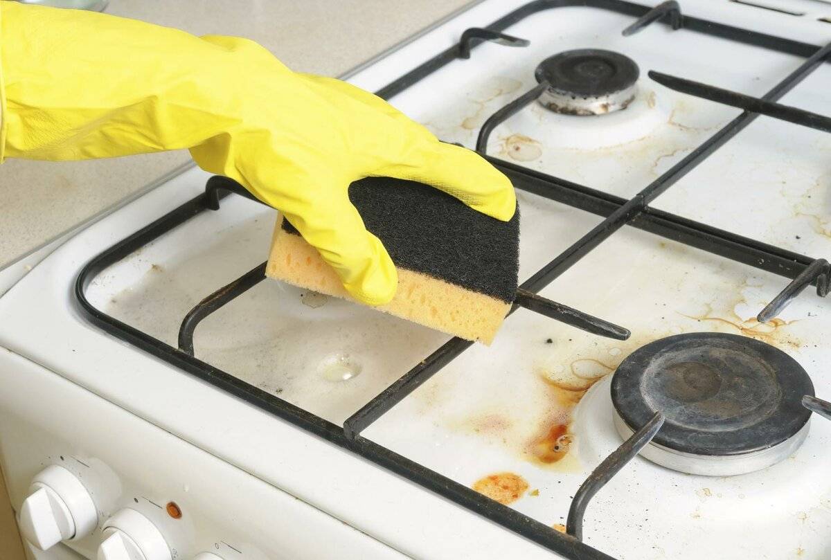 Как почистить газовую плиту за 8 шагов