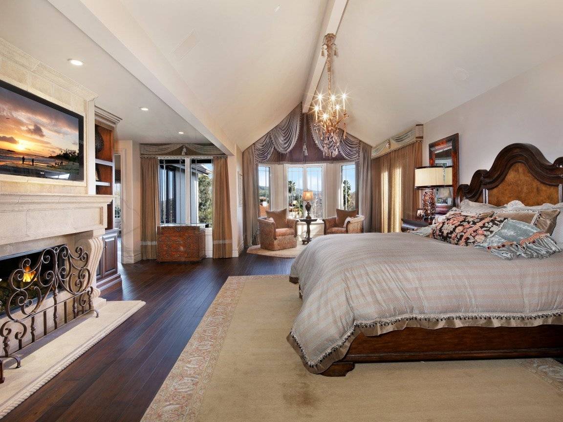 Дизайн большой спальни: зонирование комнаты, выбор стиля и декора, фото красивых и современных интерьеров