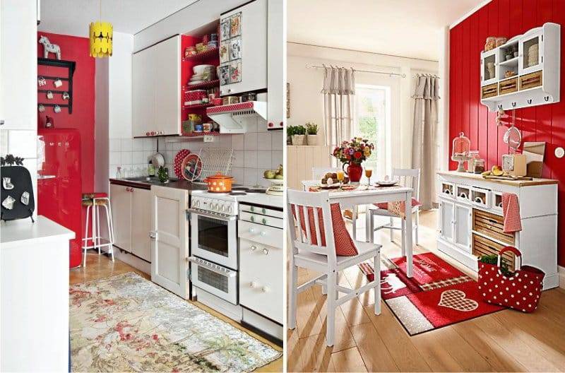 Красный цвет в интерьере кухни: 5 подсказок и 85 вдохновляющих фото