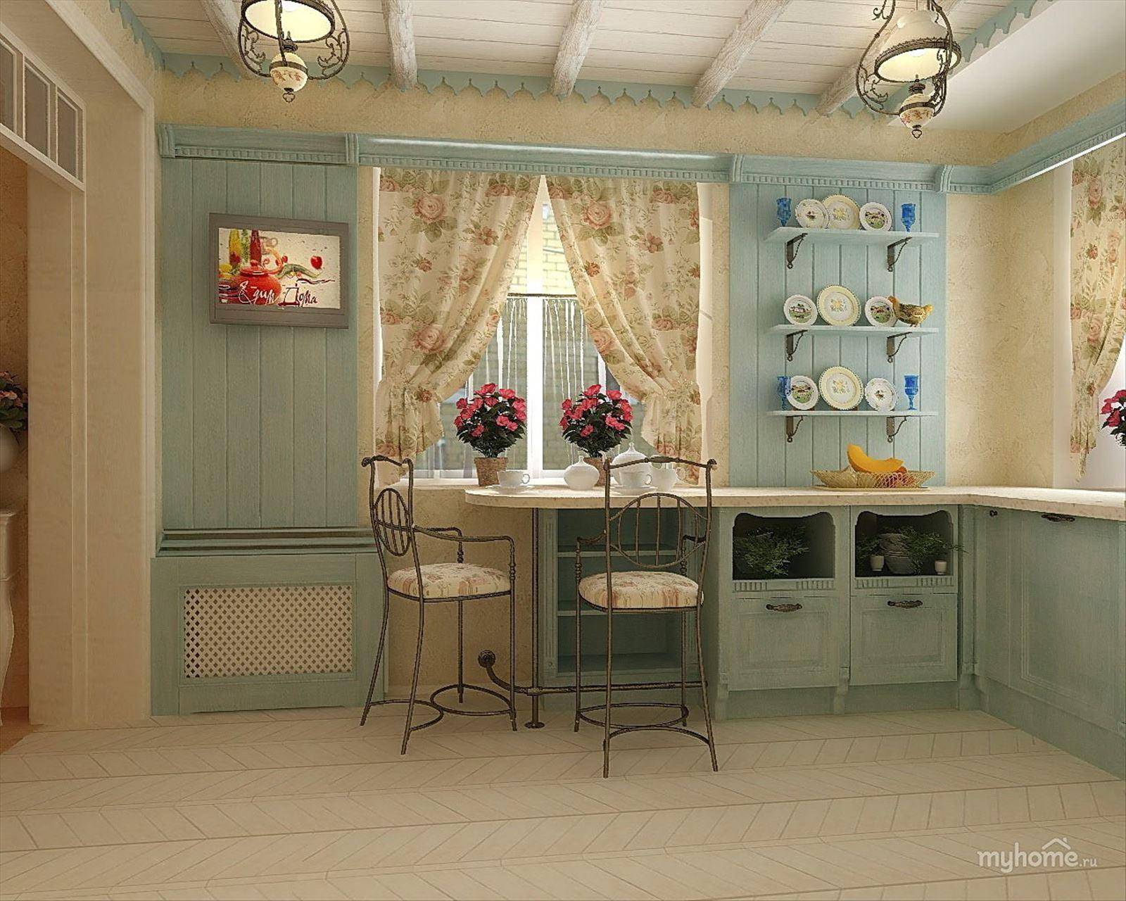 Кухня в стиле прованс (48 фото): как надо и в чём фишка, примеры интерьеров, белая, с гостиной, модульная, аксессуары, отделка стен, потолка и пола, мебель, декор