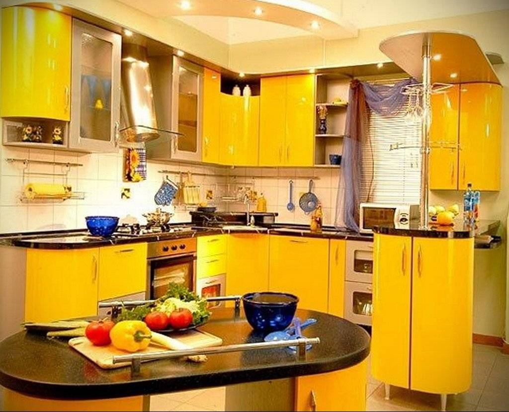 Кухня желтого цвета — идеальное сочетание теплых тонов в интерьере кухни (60 фото)