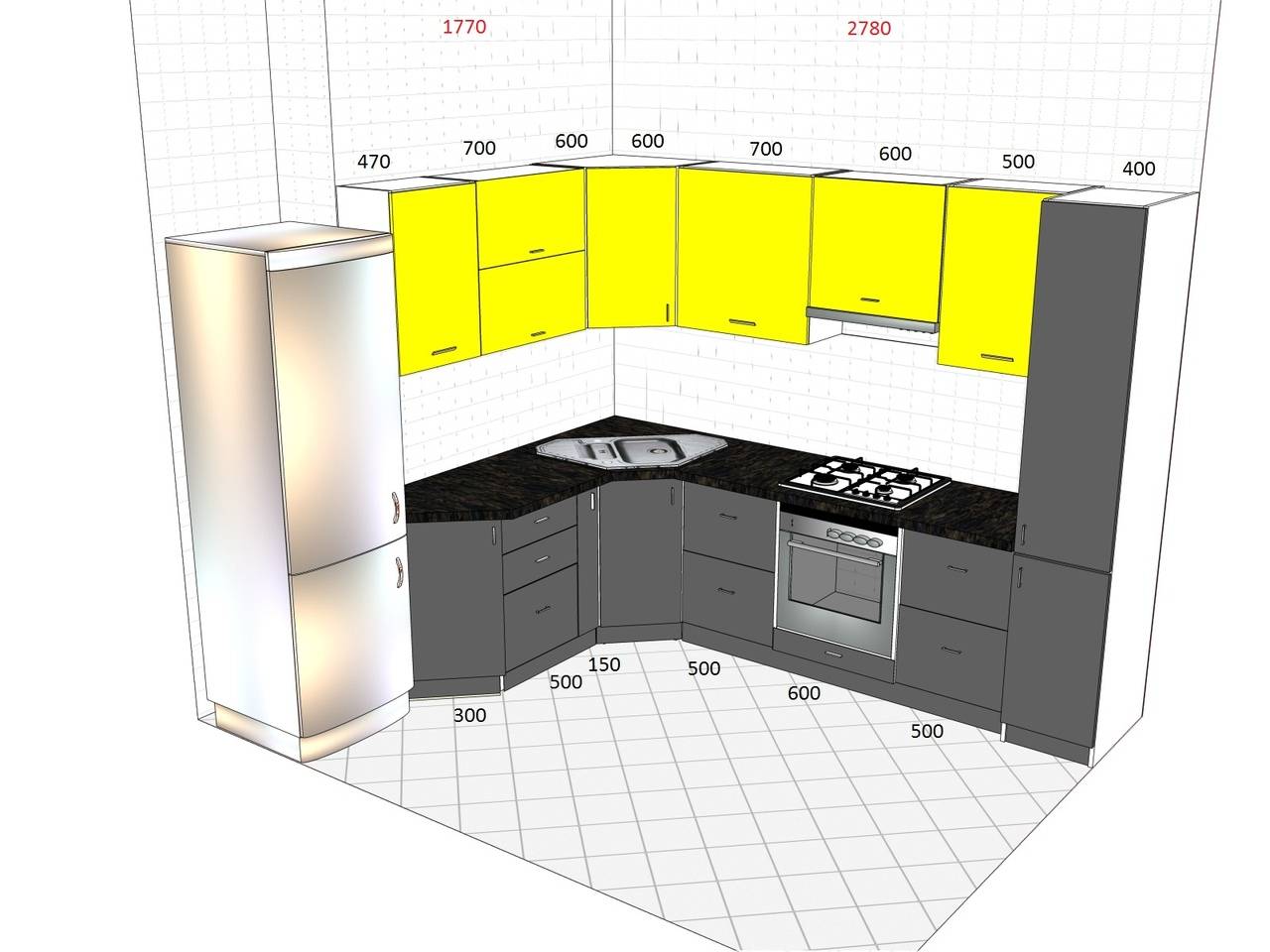 Какие ошибки лучше не допускать в дизайне угловых кухонь?