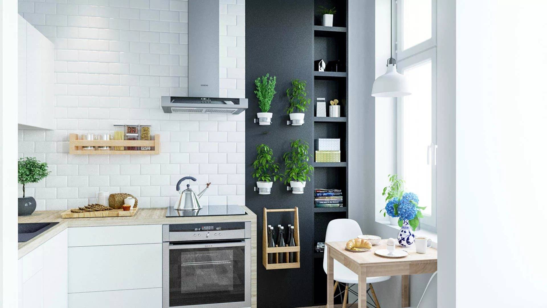 Кухня без верхних шкафов: 75+ функциональных интерьеров для тех, кто устал от кухонной классики
