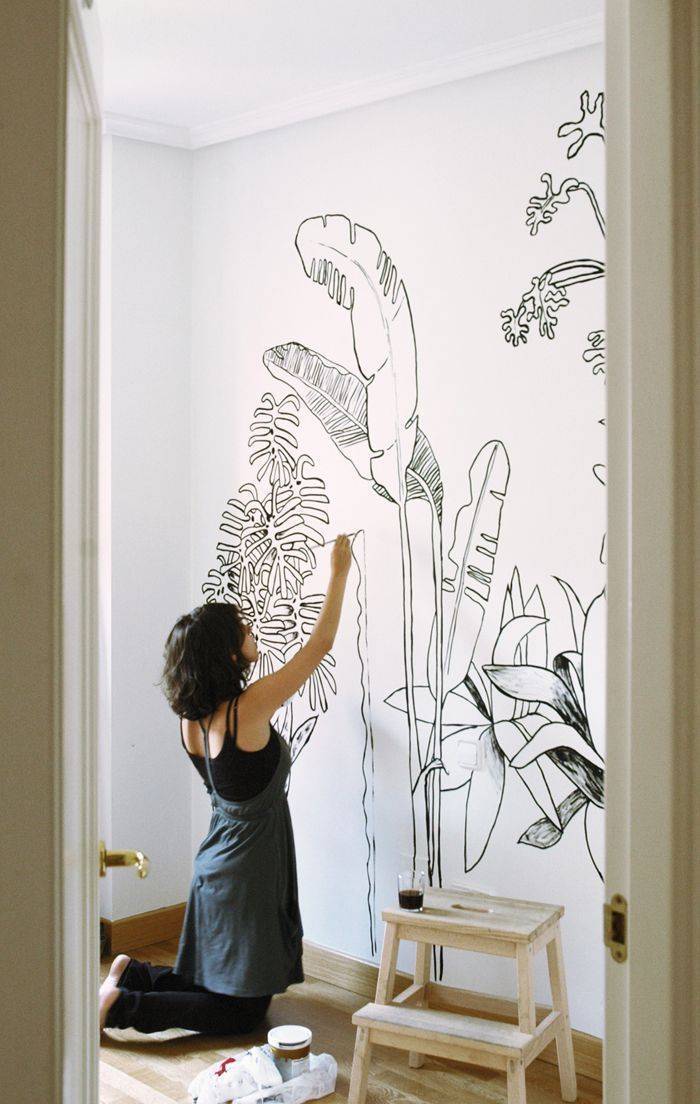 Январь 2023 ᐈ ???? (+54 фото) рисунки на стене в квартире своими руками