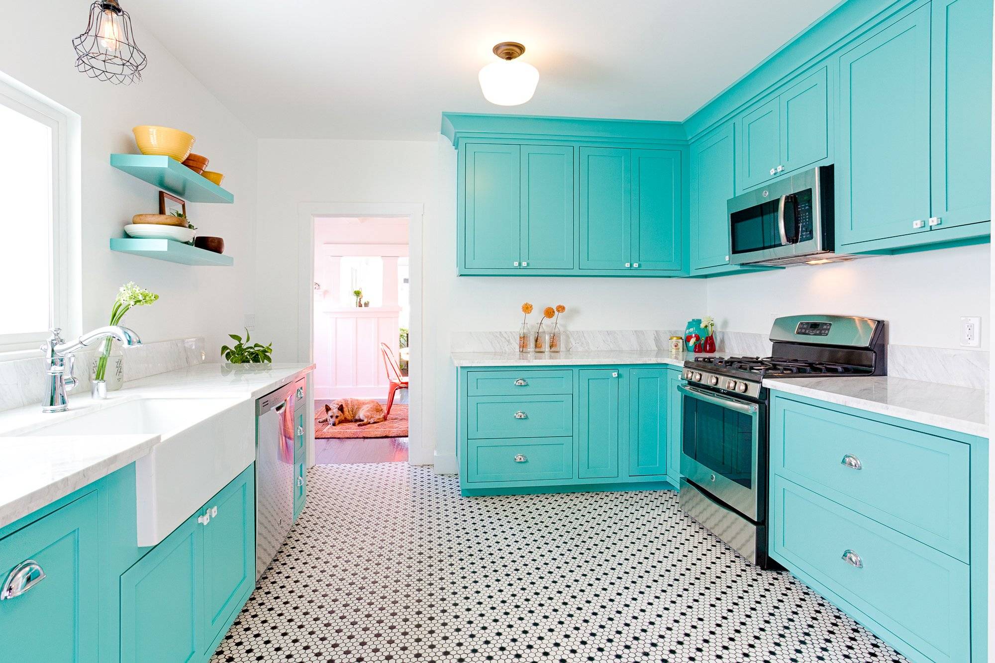 Голубая кухня в интерьере: фото лучших идей дизайна кухни в голубых тонах